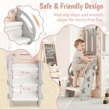 Kids Freestanding Slides - Pink - View 3