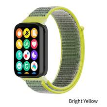 Dây đeo nylon mềm mại có khóa dán cho đồng hồ thông minh Band 8Pro 9Pro, có thể điều chỉnh cho Redmi Watch 4 5, dây đeo cổ tay nhẹ và thoáng khí thay thế. - Nhiều màu - Xem 12