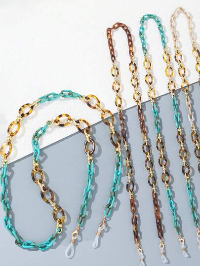 1 Stück Acryl Modeschmuck Brillenkette für Damen, geeignet für Streetwear Dekoration