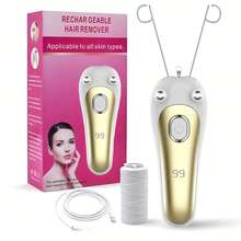 Multi-Purpose New High-End Women's Electric Threading Hair Removal Device, USB Charging, LED Light, Multi-Functional Beauty Hair Removal Device, Threading Hair Removal Trimmer, Party Gift, Halloween And Christmas Holiday Gift, Birthday Gift - Multicolor - View 1