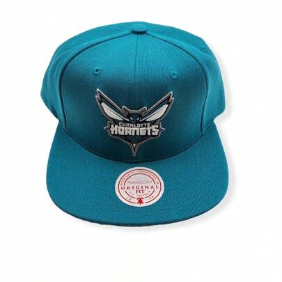 Mitchell & Ness Teal NBA Charlotte Hornets Core Basic Snapback