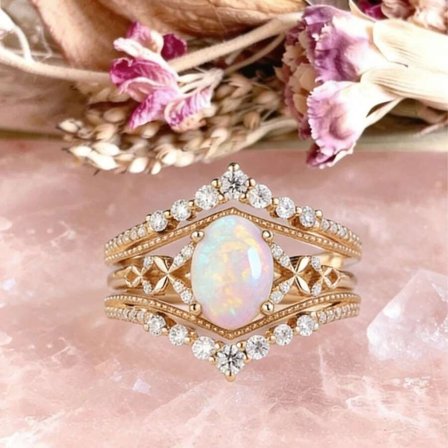 66pcs Luxurious Elegant Valentine's Day Ring Set, Ideal For Women's Casual Parties, Daily Occasions & Year-Round Wear (No Box) - Ring - View 1