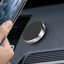 Magnetic Car Phone Holder, Universal Adhesive Car Navigation Bracket, Air Vent Alloy Car Magnetic Suction Holder, Freely Stick At Home