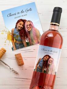 1-8 nhãn dán chai rượu chống thấm nước tùy chỉnh - Nhãn dán ảnh và chữ cá nhân hóa, thích hợp cho cầu hôn, quà tặng phù dâu, kỷ niệm, lễ đính hôn, tiệc sinh nhật, quà tặng cho người yêu, bạn bè, gia đình, áp dụng cho chai rượu sâm panh, whisky, tequila - Cũng thích hợp cho tiệc sinh nhật, năm mới, quà tặng đám cưới, sự kiện kỷ niệm. - Nhiều màu 2 - Xem 5