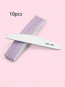 50支装指甲锉，双面指甲抛光器，专业美甲护理工具，适用于DIY指甲修型、打磨、抛光，适合女性手指甲和脚趾甲，是居家和美甲沙龙的理想之选，美甲用品 - 淺灰色 - 查看 13