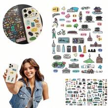 Aesthetic Sticker Pack For IPhone 17 Pro Max, Cute Small Elements & Minimalist Designs, Decorative Decals For Phone Case Journal, Kawaii Gift - B - View 6