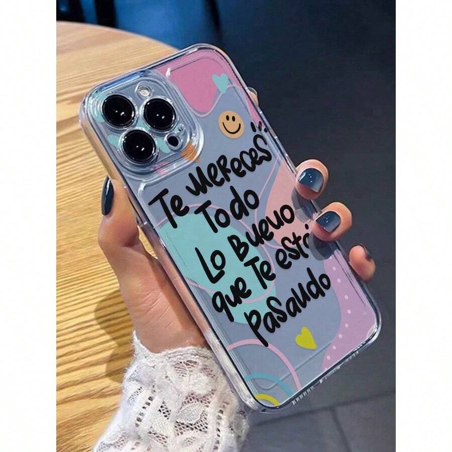 Una funda para con un diseño que transmite sinceros deseos de felicidad, compatible con los for 11, 11PRO, 11PROMAX,12, 12MINI, 12PRO, 12PROMAX,13, 13MINI, 13PRO, 13PROMAX,14, 14PLUS, 14PRO, 14PROMAX,15, 15PLUS, 15PRO, 15PROMAX,16, 16E, 16PLUS, 16PRO, 16PROMAX, X,XS, XR, XSMAX - transparente - Ver 1