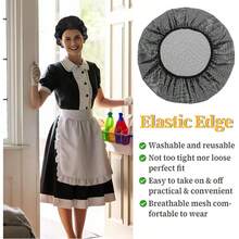 Unisex Breathable Mesh Factory Work Cap, Food Safety Protection Hat, Work Hat, Dust-Proof Cap, Reusable - Multicolor - View 9