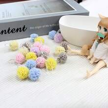 1:12 比例迷你浴室配件 - 浴缸、沐浴海绵、沐浴花、迷你浴室场景、娃娃屋装饰、微型摄影道具、迷你模型 - 彩色 - 查看 5