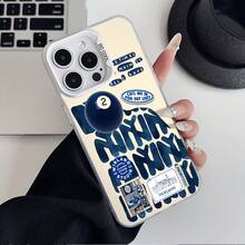 Funda de Teléfono Linda Funda de Teléfono: Funda Plateada de Patrón Creativo de Alta Gama, Adecuada para iPhone 17 Air, 16, 15, 14, 13, 12, 11, Serie Plus Pro Max, Funda de Moda Antimanchas y a Prueba de Golpes para Mujeres y Hombres - 1 pieza - Ver 9