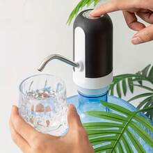 Rechargeable Portable Electric Water Pump, With Long Battery Life, Easy Installation And Use, Simple One-Button Operation, USB Charging, Small And Compact Water Pump, Suitable For Indoor Drinking Water Pumps, Outdoor Camping And Picnics. - Black- - View 6