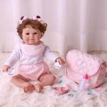 - Juego de 8 bolsas de paales para muecas de 17 a 22 pulgadas, accesorios de alimentacin para muecas de beb con bibern de leche desaparecida y tenedor para juguetes de juego de - inicial - Ver 7