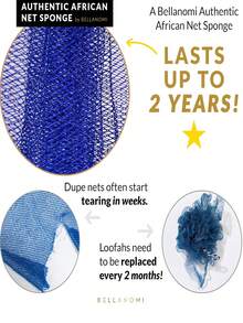 2pcs African Mesh Sponge Exfoliating Gloves Set, Natural African Exfoliating Sponge, Quick Drying, 100% Nylon, Gentle Exfoliation, Suitable For Daily Use. The Set Includes 1 Shower Sponge/Body Scrubber And 1 Pair Of Exfoliating Gloves, Can Be Used As Adult Christmas Gift.