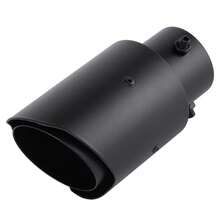 1个直径2.48英寸（6.3厘米）的排气尾嘴，卷边/直边圆角尾嘴直管，不锈钢材质，单出口，后部装饰，高品质通用汽车改装件，外观升级配件（适用于汽车、摩托车） - 均碼 - 查看 13