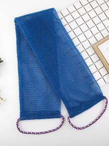 1pc/2pcs African Mesh Exfoliating Bath Towel Set, Double-Sided Design For Gentle/Coarse Exfoliation, Effective Body Scrubbing, Shower Back Scrubber, Quality Mesh Material, Convenient Tie Design, Loofah Bath Towel, Body Sponge, Leaves Skin Smooth, Suitable For Daily Use - Multicolor - View 6