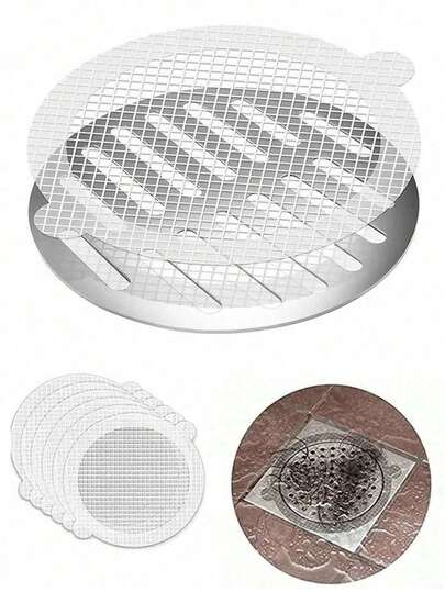30/20/10/5pcs Shower Drain Hair Catcher, Drain Filter, Shower Head Filter, Bathroom Accessories, Home Bathroom Decor