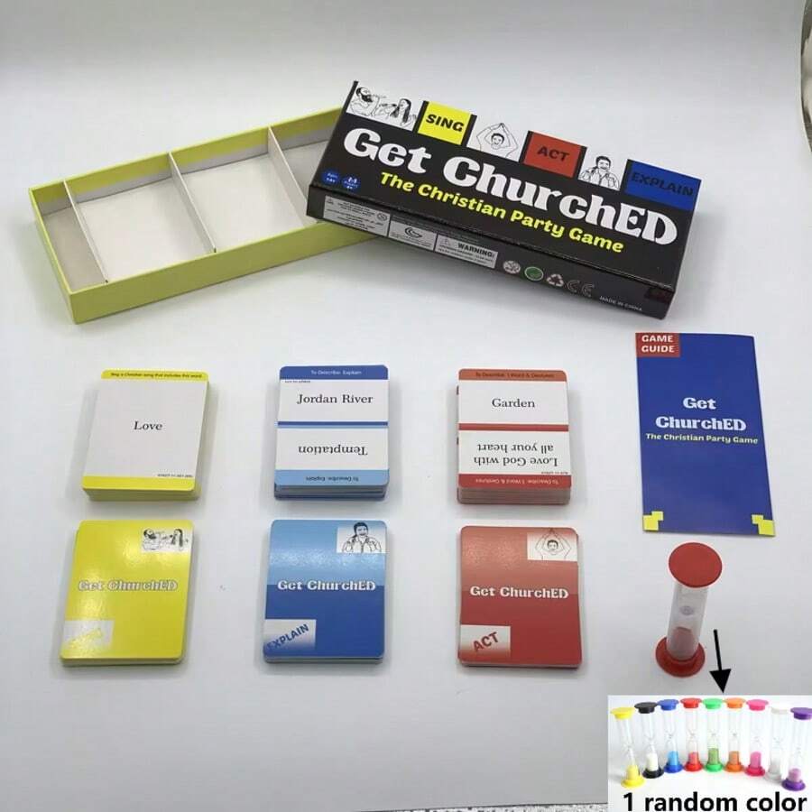 Multi-Player Card Game! Suitable For Church Gatherings, Parties, Educational, Develops Logical Thinking, Experiences Religious-Themed Gatherings, Great As A Gift ( Color Random) - Multicolor - View 1