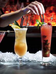 100pcs Disco Ball Cocktail Picks, Disco Ball Decorative Toothpicks, Suitable For Appetizers, Drinks And Fruits, Silver Cocktail Picks, Disco Party Decor, 70s Theme Party Supplies, Premium Party Decorations, Disco Ball Decorations, Suitable For Balls, Fashionable Bamboo Drink Picks, Wedding Disco Party Decor, Drink Cocktail Toothpicks, Disco Party Decorations - Multicolor - View 9