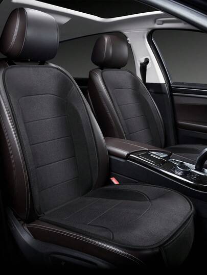 1pc Universal Car Seat Cover, Suitable For All Seasons, Minimalist Design, Full Wrap-Around Fabric, Breathable, Fits Single Seat, Universal Car Seat