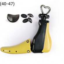 1个可调节鞋撑 - 黄黑塑料材质，宽脚设计，四向弹力，可调节绑带，符合人体工学设计，适用于人造革鞋、靴子、运动鞋、休闲鞋和运动鞋，是情人节、春夏、伴娘、房间、卧室装饰、海滩、旅行、男女皆宜、度假的理想礼物。 - 彩色 - 查看 15