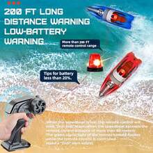 BEZGAR Remote Control Boat 2 Packs 10 Inch Fast Speed RC Boat 15 KPH For Pools And Salt Water Summer Toys For Adults And Ideal Gifts For Boys Age 6 7 8-12 Years Old - HJ821Material Safety And Rich Functionality - As Pic - View 5
