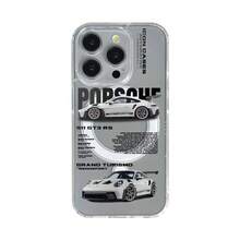 Coche deportivo Las carreras  RS Funda Magnética Transparente para for 11, 11PRO, 11PROMAX,12, 12MINI, 12PRO, 12PROMAX,13, 13MINI, 13PRO, 13PROMAX,14, 14PLUS, 14PRO, 14PROMAX,15, 15PLUS, 15PRO, 15PROMAX,16, 16E, 16PLUS, 16PRO, 16PROMAX, X,XS, XR, XSMAX - transparente - Ver 8