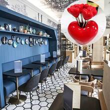 2pcs/1pc Heart-Shaped Fruit Forks, Stainless Steel Fruit Forks - Heart Sweetheart Design, With Stand, Durable Decorative Fruit & Snack Picks, Fashionable Party Accessory, Sturdy Design, Home & Commercial Fruit Skewers, Cute Dessert, Cake & Pastry Picks - Multicolor - View 8