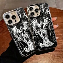 UV Print Spiritual Demon Drop Resistant Case Cover For Apple I P H O N E 17 AIR 16 15 14 PLUS 13 12 11 PRO MAX A35 A50S A30S A51 A52S 5G A54 A55 A71 4G A72 S20 S21 S23 FE S22 S23 S24 S25 Ultra S24 S25 Plus M23 M34 A07 A17 S25 EDGE A16 Redmi A2 A1 A3 9A 10C 12 12C 11A POCO 13 13C 14C Mi 11 Lite 14 X3 X3 Pro X5 Note 12 5G X5 Pro 12 Pro 13 Pro 5G A5 MOTO E22 E40 G14 G10 G20 G30 G22 G24 G34 G52 G54 G60 G84 Protective Anti-Scratch Protective Case Perfect Fit With Color Edge P16036 - màu đen - Xem 6