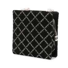 CHANEL Authenticated  PRE-OWNED Tweed And Resin Zipped Chain Shopping Bag Bag - màu đen - Xem 2