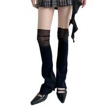 Women Leg Warmers - Black - View 6