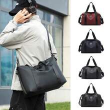 时尚简约大容量手提包，周末旅行包，男士时尚轻便游泳包，健身包，瑜伽包，行李包，可单肩或斜挎，适合商务旅行、搬家、衣物收纳 - 彩色 - 查看 6