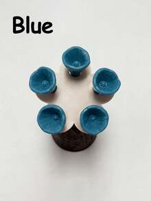 5件套彩色蜜蜂饮水器套装，蜜蜂昆虫饮水杯，带木质底座的彩色蜜蜂饮水站，花园蜜蜂喂食器，适用于户外、花园、阳台、花盆，创意花园装饰，实用园艺工具