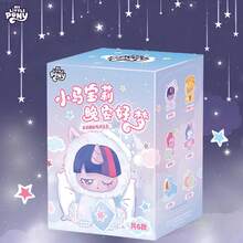 Hasbro 盲盒系列毛绒公仔，随机设计，可爱粉色小马/暮光闪闪/柔柔/云宝黛西/苹果丽丽/小马宝莉（随机款式）毛绒玩具，创意收藏玩具，节日圣诞节生日礼物 - 1 Pcs Random Style - 查看 2