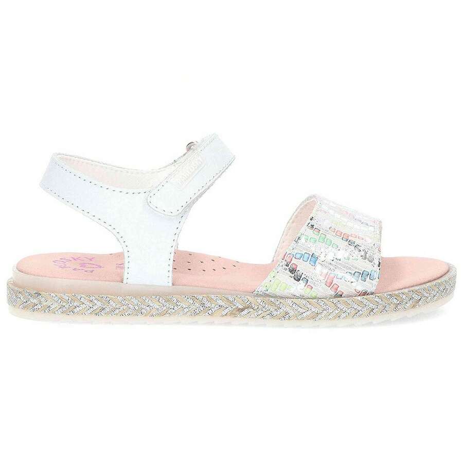 Pablosky Sandals 421100 For Girls In Color White - White - View 1