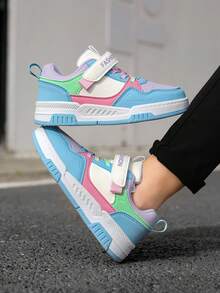 Kids Skate Shoes, New Boys' Sports Shoes, Girls' Campus Shoes, Suitable For All Seasons School Outfits - Baby Blue - View 10
