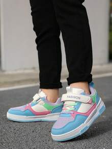 Kids Skate Shoes, New Boys' Sports Shoes, Girls' Campus Shoes, Suitable For All Seasons School Outfits - Baby Blue - View 5