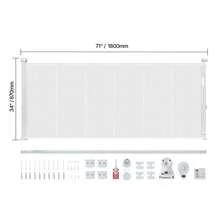 Baby Protection Gate - Weiß 71 Zoll 33 Zoll - View 10