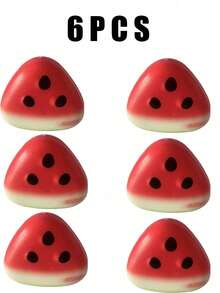 1/3/6个装西瓜造型减压球，逼真西瓜造型，触感柔软，慢回弹，减压玩具 - 彩色 - 查看 11