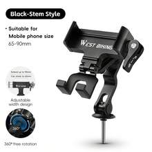 WEST BIKING Bicycle Phone Holder Foldable Easy To Remove Adjustable Width 360° Free Rotation Compatible With Multiple Models MTB Road Bike Phone Holder - Multicolor - View 16