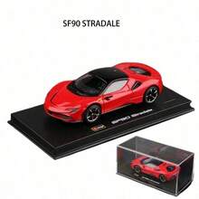 Burago 1/64 Scale  LAFERRARI SF90 458SPIDER Diecast Alloy Model Car, Miniature Sports Car Collectible Display - SF90 Stradale - View 4