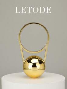 LETODE Rhinestone Jewelry Set Bling Necklace Earrings Bracelets Set For Women Evening Clutch Bag Bridal Wedding Gold Plated Spherical Acrylic Handbag Fashion Metal Decoration Purses For Women Prom With Detachable Metal Chain For Wedding And Party Shoulder Bag For Women Clutch Purses For Ladies Bag Women's Handheld Evening Bag Versatile Handheld Bag Cocktail Party Wedding New Wallet Banquet Bag - Gold - View 1