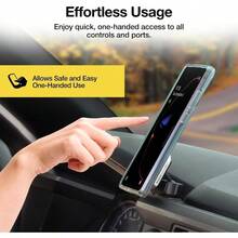 SCOSCHE MWSM2PK-UB MagicMount™ Soporte Universal magnético para Celular/navegador GPS de Ventosa de succión para Auto casa u Oficina 2 por Paquete Base para el Tablero Negro/Plateado - NegroPlata - Ver 6