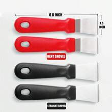 1 Set 304 Stainless Steel Scraper Tools - Multipurpose Cleaning Spatula, Suitable For Refrigerator Defrosting, Floor Cleaning And Home Decor
