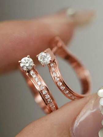 一对青少年奢华立方氧化锆水滴耳环，适合女孩日常佩戴、派对首饰或生日礼物