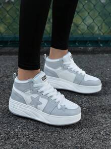 Teens Roller Skates With Detachable Multi-Function Outdoor Sports Shoes, Parkour Shoes, Roller Skates - Grey - View 3