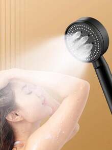 3/2/1 Pcs Adjustable Handheld Shower Head With Bracket & Hose - 5 Spray Modes, Water-Saving Nozzle, Enhance Shower Experience, Bathroom Essential, Home Necessity