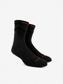 3 paia di calze da basket colori misti, calze da uomo in spugna imbottite, calze da compressione per calcio, corsa e attività all'aperto - Multicolore - Visualizzare 1