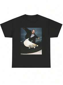 Heisenberg Vintage, Walter White 90s Skate T-Shirt Men's Vintage Black T-SHIRT - Vintage Shirt, Unisex Shirt, Soft Fabric, Breathable, Comfortable, Short-Sleeved Retro,Loose-Fit Unisex Style T-Shirts,High Cost Performance,Everyday Essential,Dress Elegant Vintage - Black - View 12