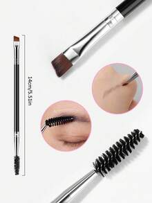 16pcs/11pcs/10pcs Eyelash Curler Set, Stainless Steel Material, Wide Mouth Design, Easy To Create Long-Lasting Curled Lashes, Professional Makeup Artist Essential Tool - Black - View 8