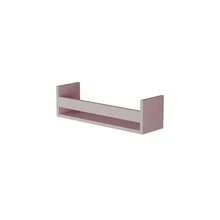 Prateleira Porta Livro Rosa 70 x 12cm Suporte Invisivel - Rosa Bebê - Visão 3